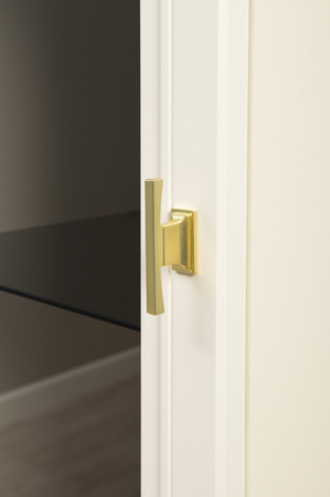 Гостиная Марион композиция 1 слоновая кость С341 PE, слоновая кость 6898 ПВХ, белый PE шагрень (собирается на любую сторону)