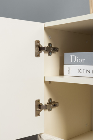 Тумба Марион 16.167 слоновая кость С341 PE, слоновая кость 6898 ПВХ, белый PE шагрень