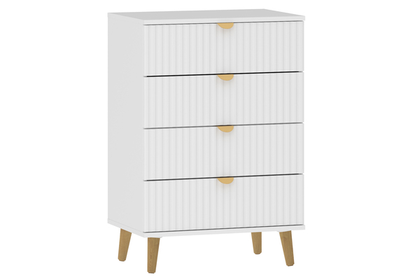 Спальня Дакота композиция 1 меренга, белый, с кроватью Ингрид/Ingrid 1600 велюр ультра смог/ultra smoke, пуф Альба 450 велюр ультра смог/ultra smoke